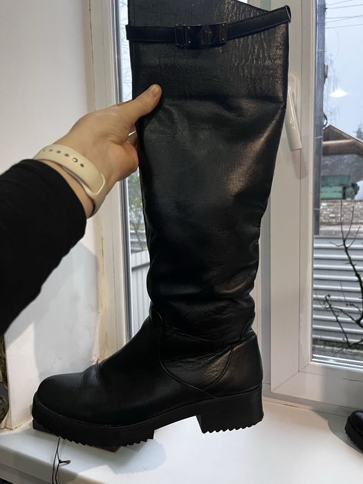 Чоботи зимові шкіряні, 38 розмір