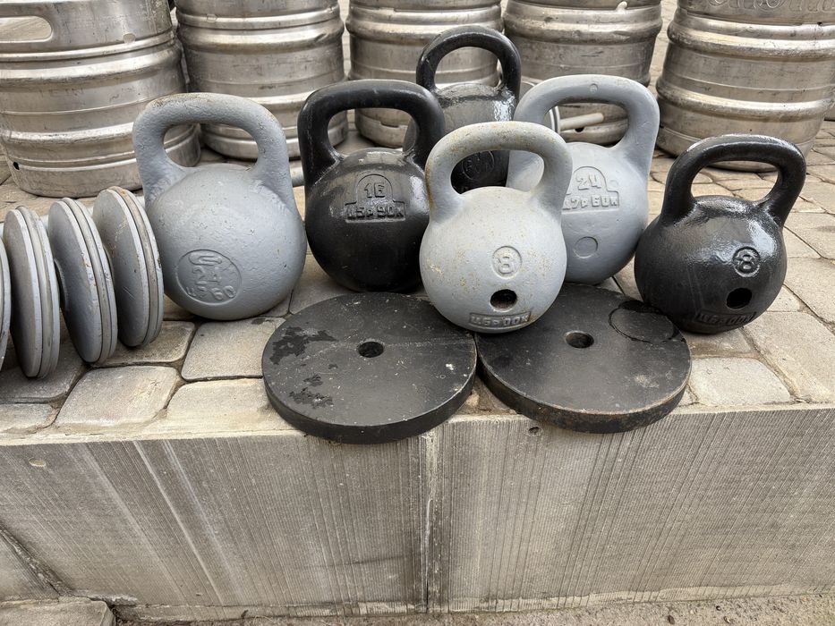Гири СССР 16кг 24 кг 32кг 8кг