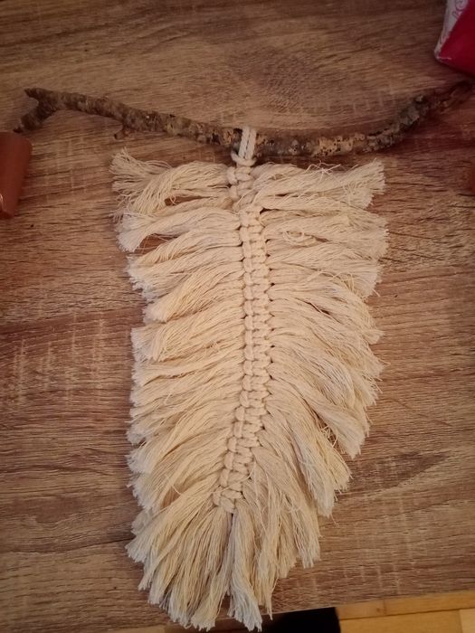 Peças em macramé