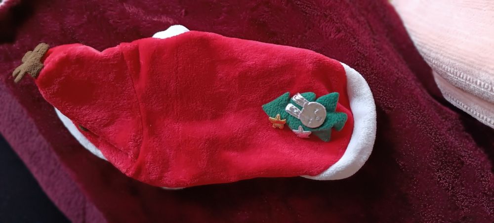 Roupa de Natal para cão . Usado. Tamanho M