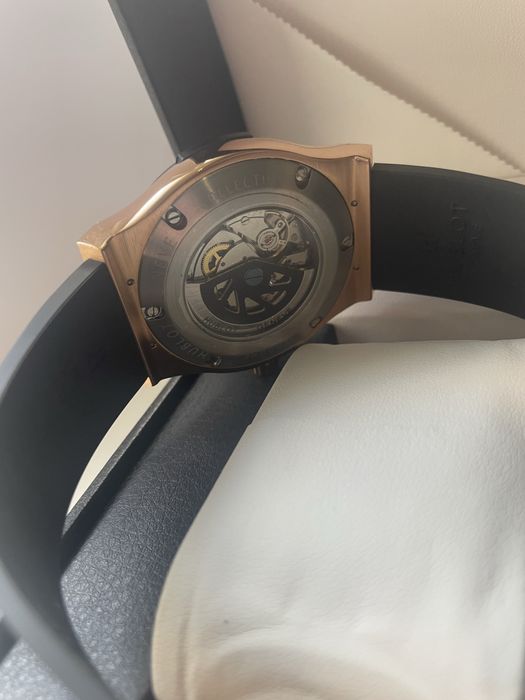 Часы механические автоподзавод Hublot Classic Fusion Black Gold