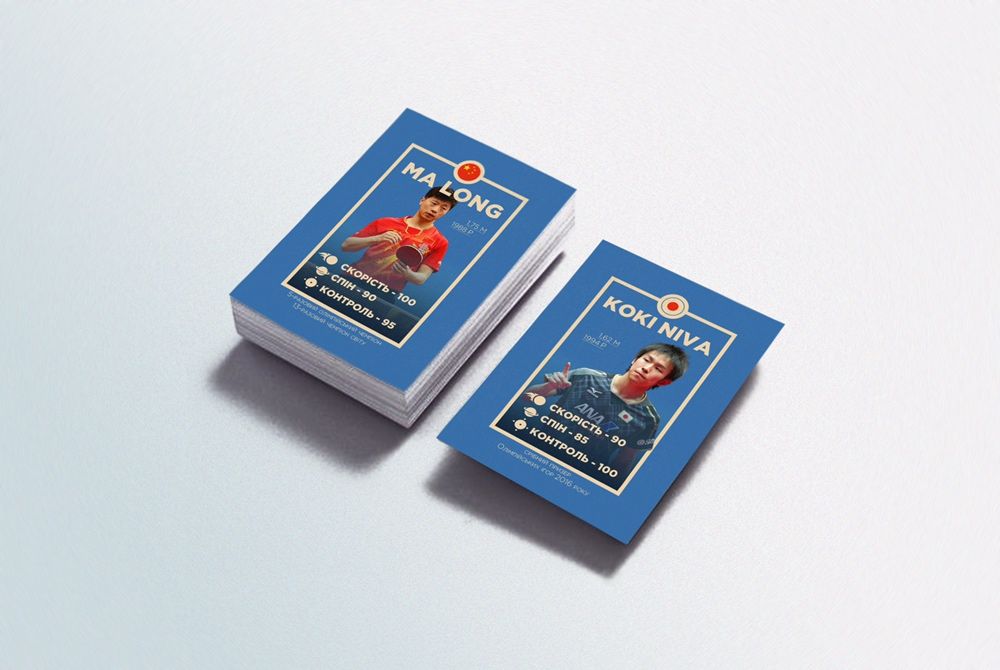 Карткова гра, Ping pong card game, Настільний теніс, ракетка, теннис 199 грн. Ігри з ракеткою