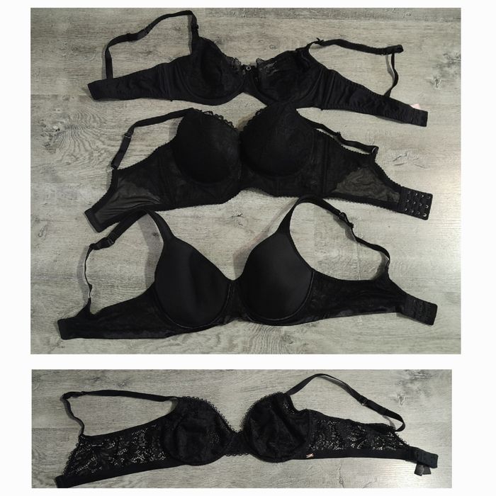 4 staniki 80d,36d