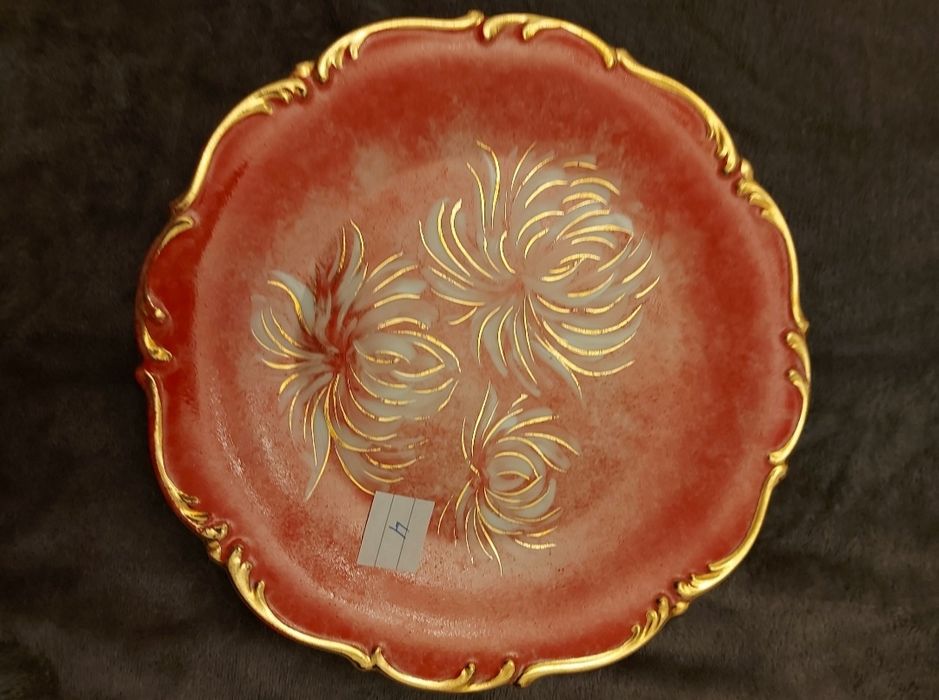 2:15 Блюдо. Винтаж.Ручная роспись. Германия/Рум ы ния.