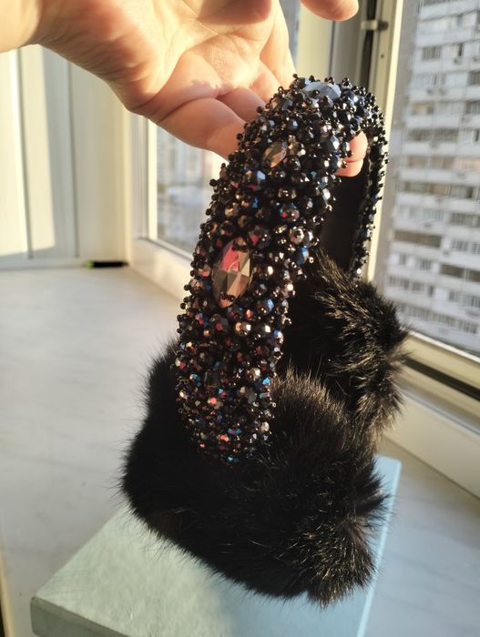 Хутряні зимові навушники