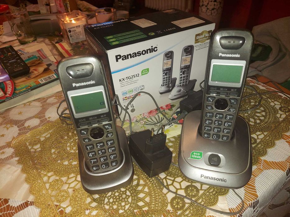 Telefon bezprzewodowy stacjonarny Panasonic