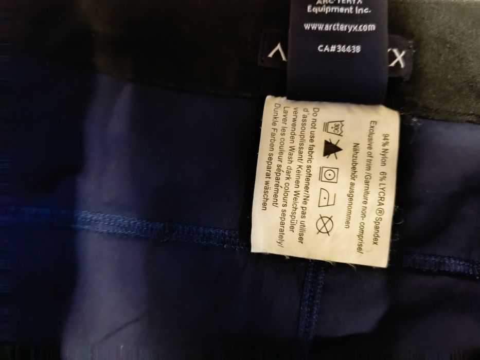Spodenki  damskie Arcteryx rozmiar 36 trekingowe  super stan