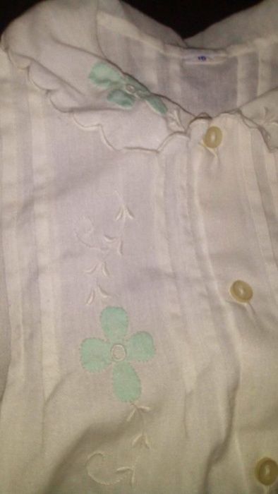 Vestido bordado 6-12 meses