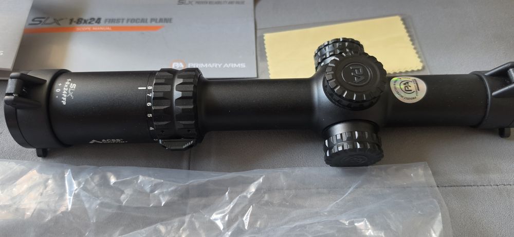Luneta celownicza Primary Arms SLx 1-8X24 mm FFP ACSS Raptor 5,56/5,45/.308