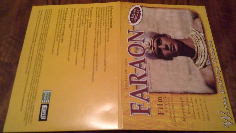 Faraon - film na 2 płytach VCD - Nowe - Wielka kolekcja filmowa