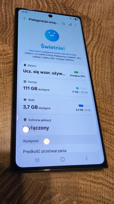 Samsung S22 ultra  używany, stan jak nowy