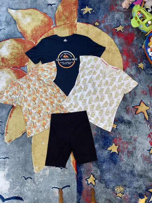 Набір футболок та шорти для вагітних та годуючих мам лот для вагітних