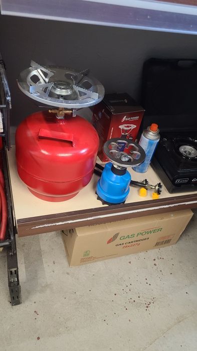 Газові балони  SAFEGAS ,плити ,газові обігрівачі, комплектуючі