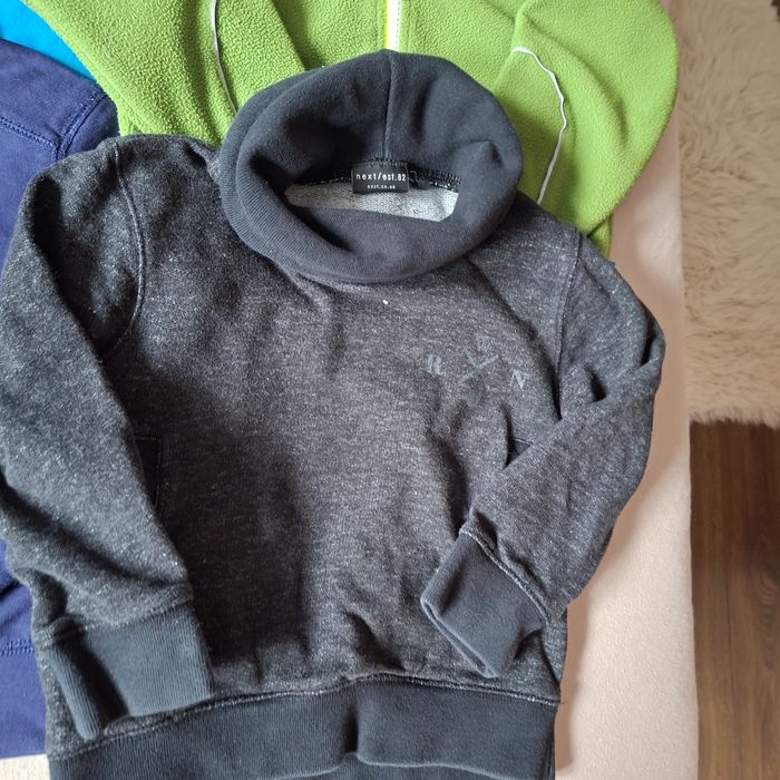 Zestaw 6 szt ciepłe bluzy r 98