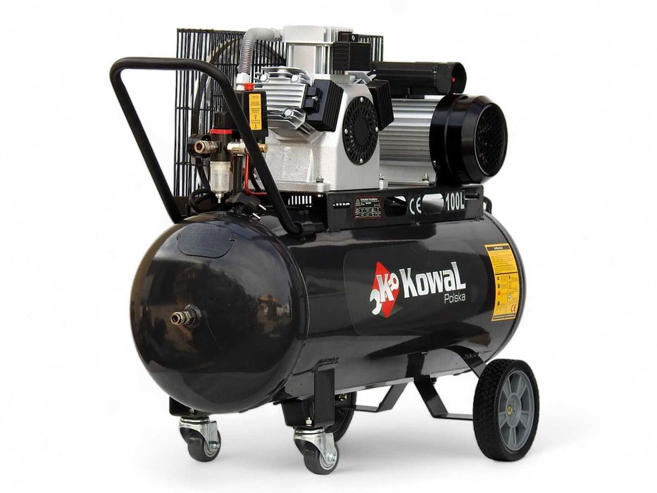 12Bar KOMPRESOR k34 bezolejowy tłokowy 100L sprężarka pompa powietrza