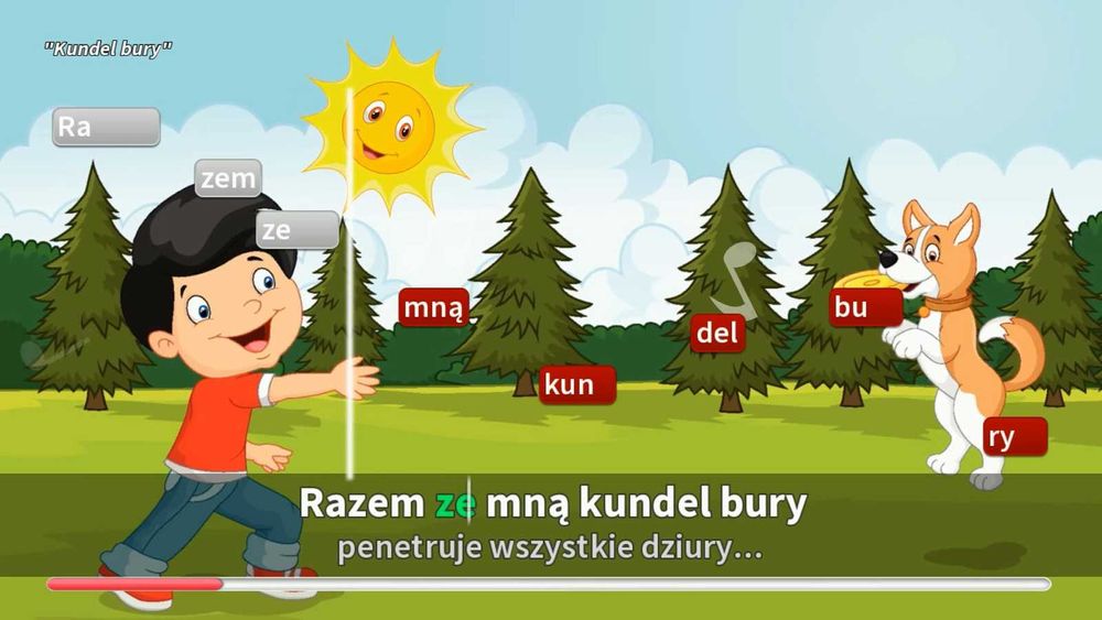 Karaoke dla dzieci - 100 polskich piosenek do nauki śpiewu i zabawy