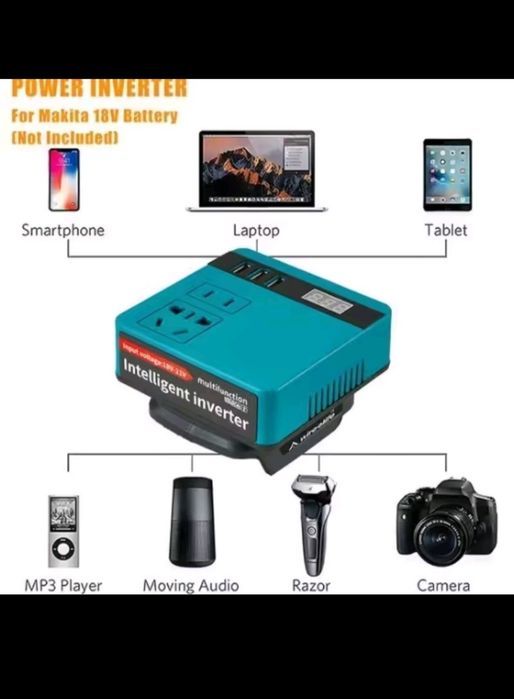 Інвертор під батареї 18-21в. Макіта