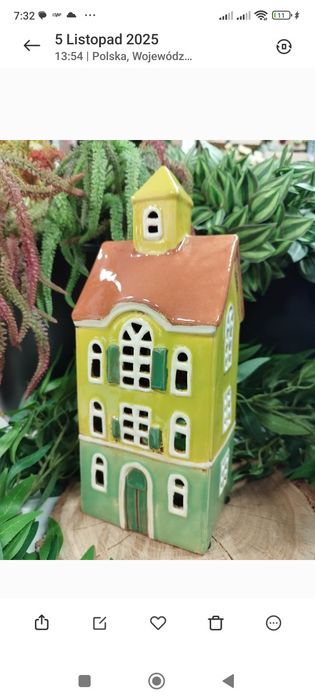 Domek na tealighty 27 cm