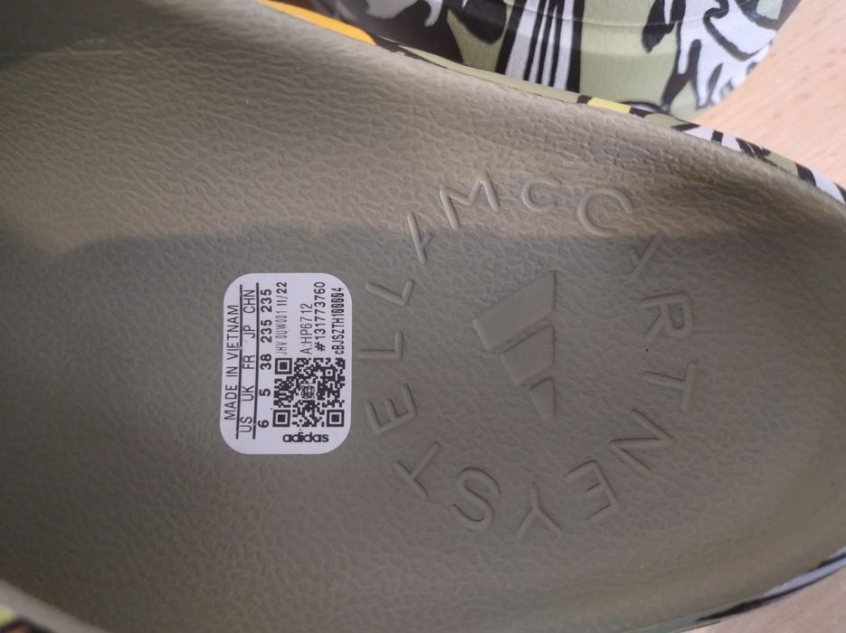 Chodaki klapki Adidas Stella McCartney Clogs HP6712