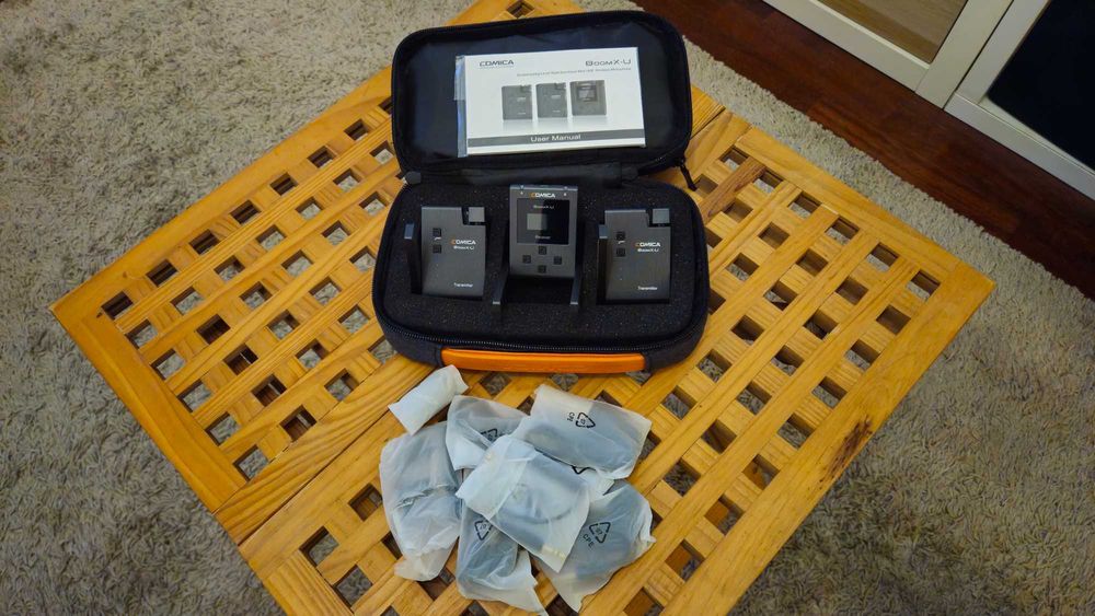 Microfones wireless  Comica BoomX-U2 UHF - Como Novos