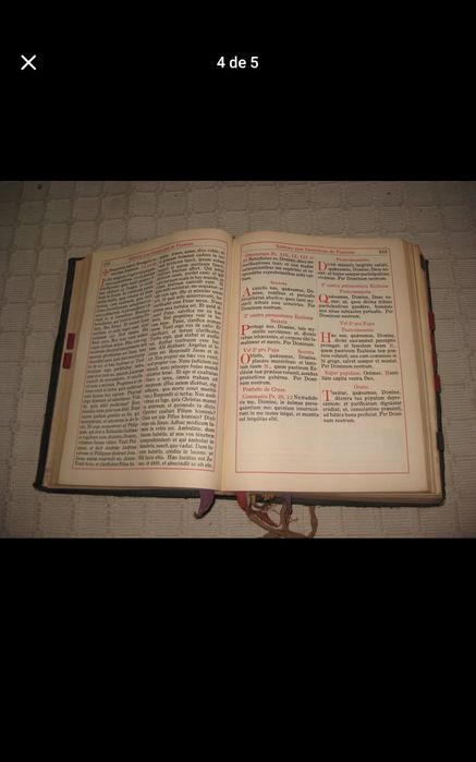 Missal Latim Original
Livro bastante pesado e de grand