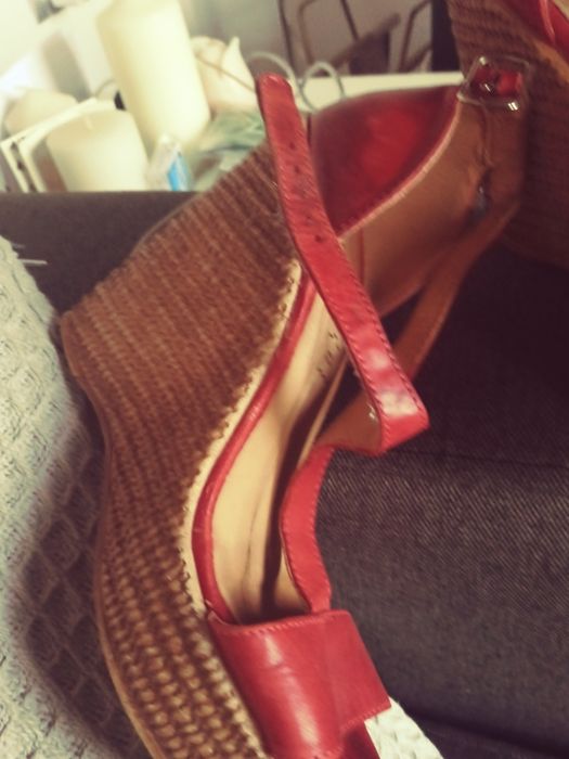 Sandaly 35 koturna lasocki czerwien