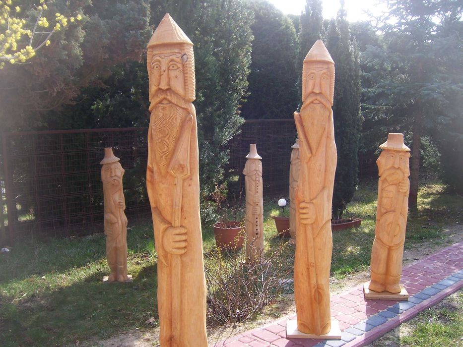 RZEŹBY Ogrodowe Z Drewna , Dekoracje Ogrodowe