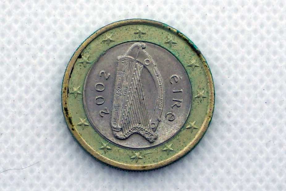4 Moedas de 1 euro - Portugal - Itália - Irlanda - Espanha