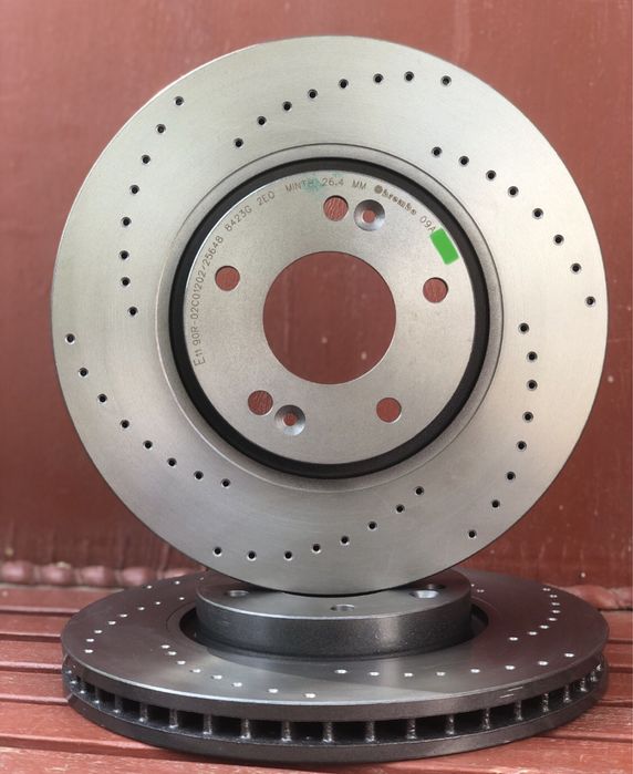Brembo Original Перфоровані гальмівні диски Hyundai Santa Fe Tucson Sonata.