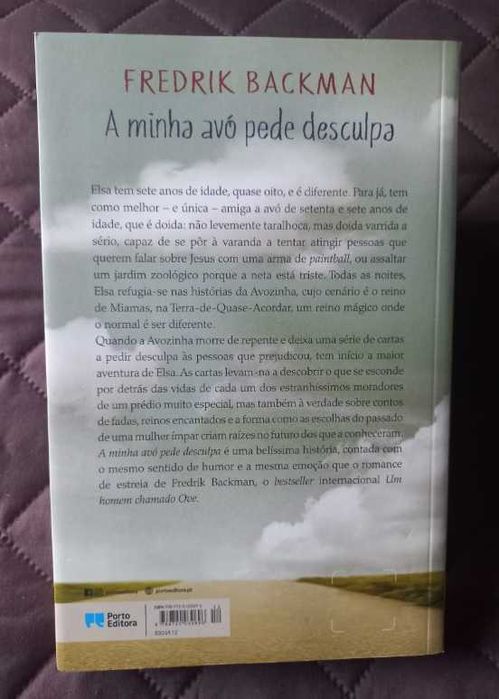 A Minha Avó Pede Desculpa - Fredrik Backman