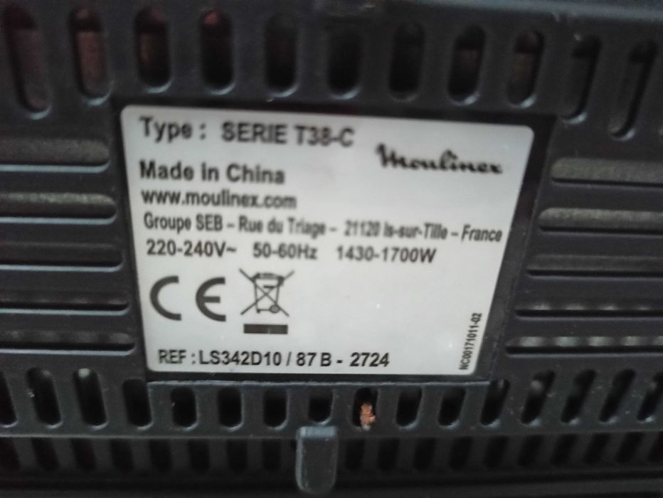 Torradeira MOULINEX SUBITO SELECT 2 Fendas Longas! Bom Estado! IMPERDÍVEL!!!