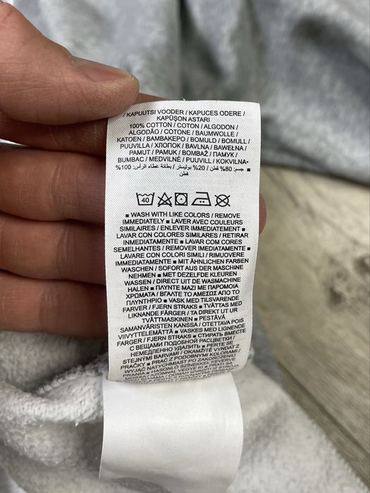 Nike кофта толстовка XL размер балахон серая