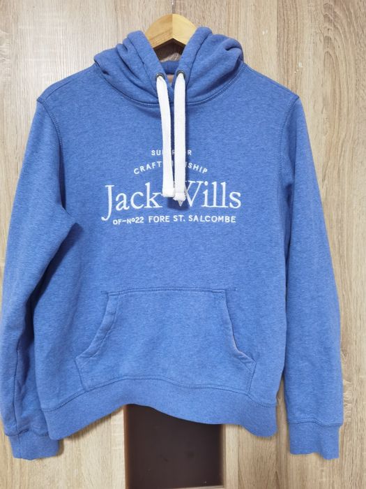 Jack Wills Niebieska bluza z kapturem XL