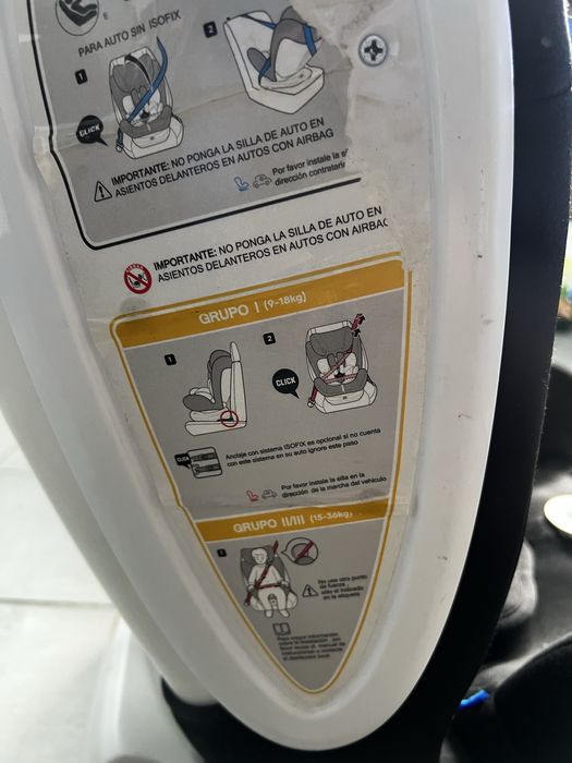 Cadeiras Auto grupo 1 2 e 3 isofix