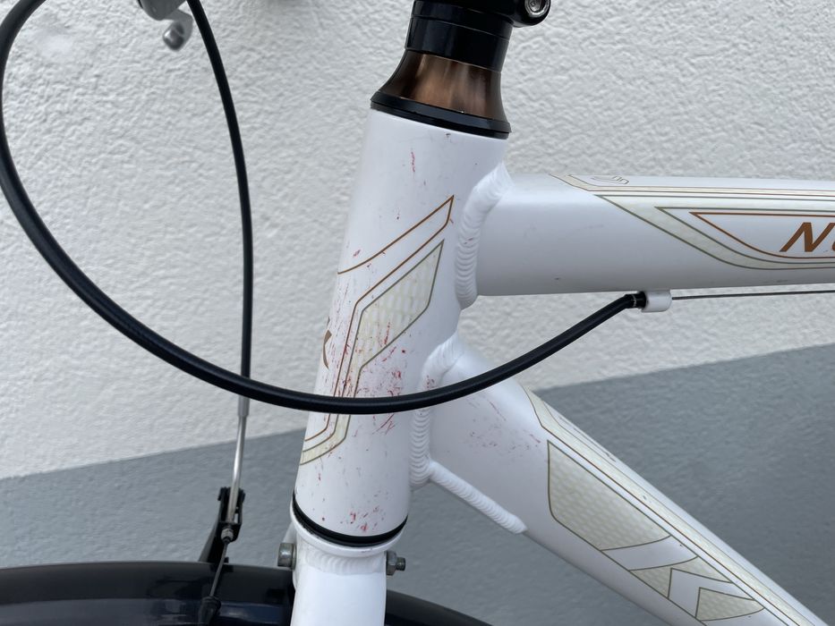 Kross Noru błotniki i zapięcie Kryptonite dzwonek L 21