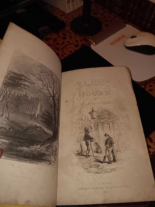 Último preço  Primeira Edição ORIGINAL - Charles Dickens - BLEAK HOUSE
