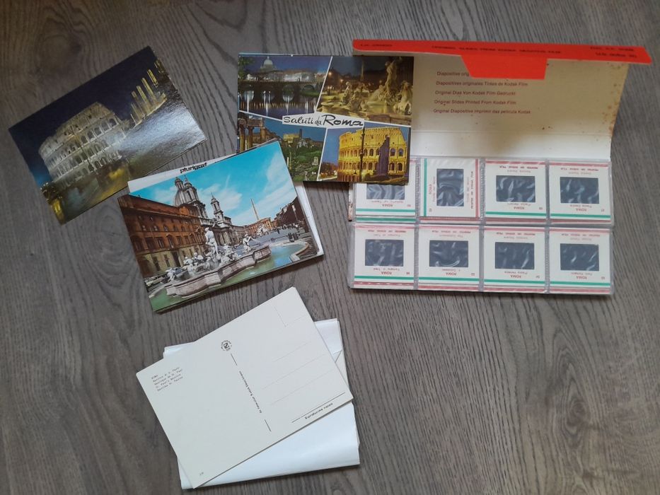 Coleção de postais e slides - Roma