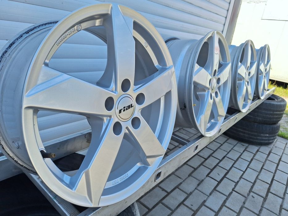 Felgi aluminiowe Rial 17" 5x112, VW, Audi, Seat, Skoda, (nr31)
