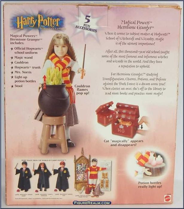 Набір шарнірна Герміона з чарівними речами, школьница подросток Поттер