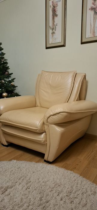 Продам крісло шкіряне у чудовому стані (не розкладне)