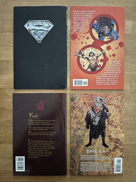 4 x Superman - Kal, At Earth's End, The Earth Stealers, Blood of My