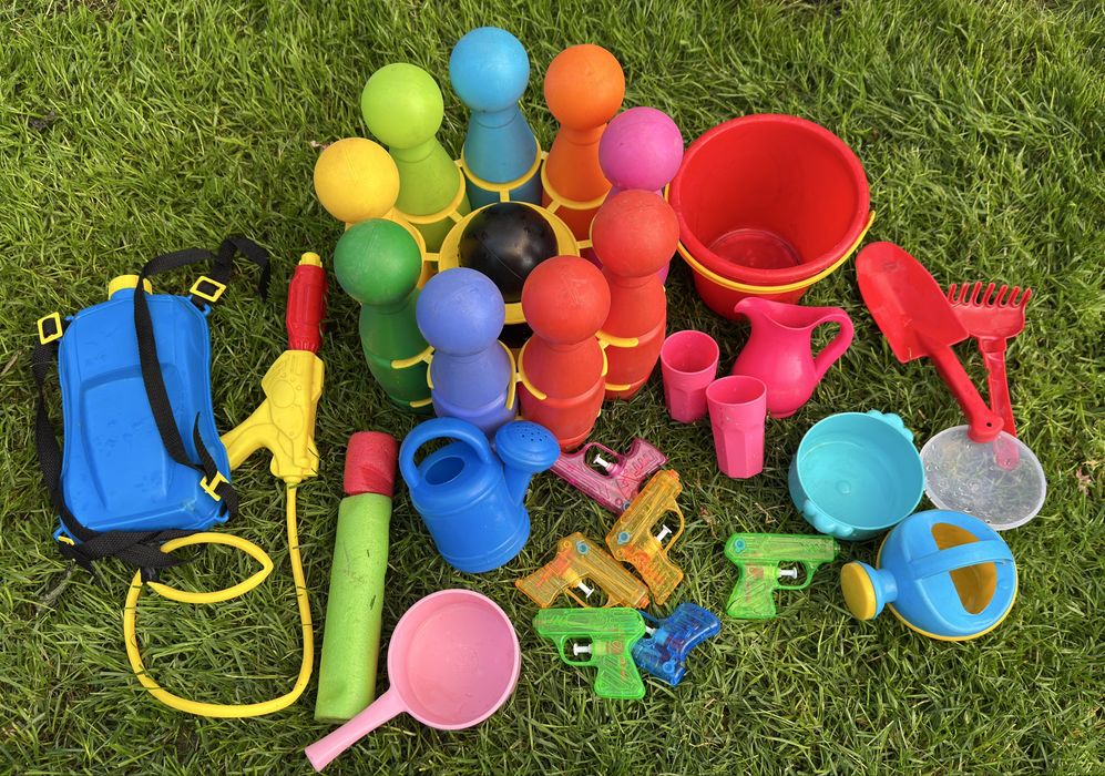 Zabawki do piaskownicy plastikowe mix zestaw
