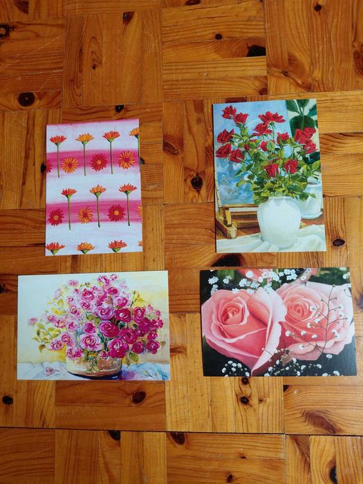 Postais de flores