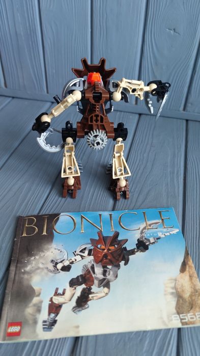 Фігурка конструктор LEGO Bionicle Toa Super NUVA 8568 Pohatu Brown