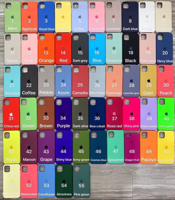 Силиконовый чехол на айфон 11 16pro на все модели iphone Кейс 15max