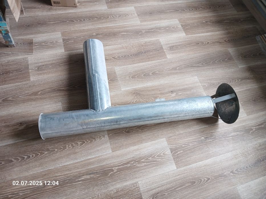 Труба оцинкована (140 мм).