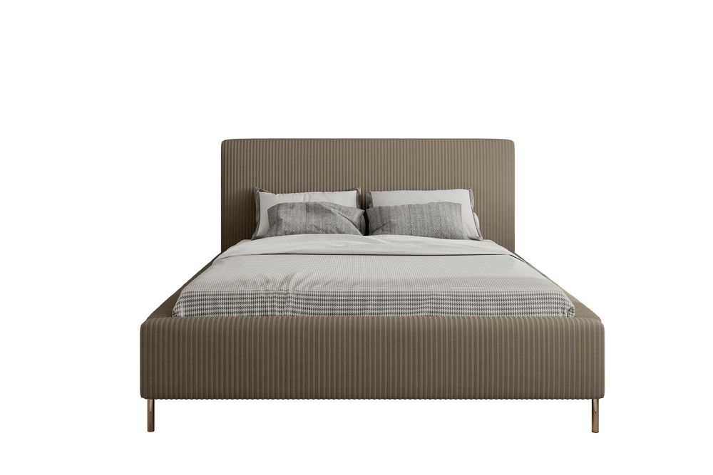 Łóżko DO SYPIALNI tapicerowane z POJEMNIKIEM na pościel RÓŻNE WYMIARY