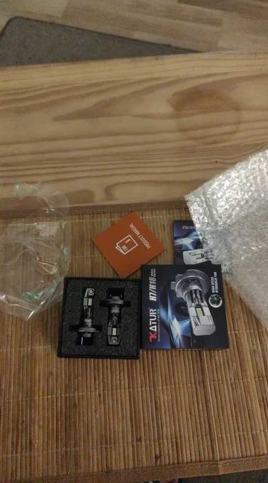 Комплект светодиодных ламп h7 6000k с canbus охлаждение 2шт