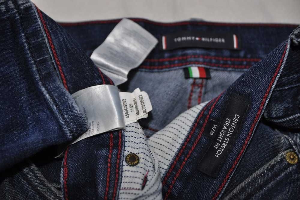 TOMMY HILFIGER DENTON L 92cm 34/30 męskie spodnie jeansowe stretch s8v