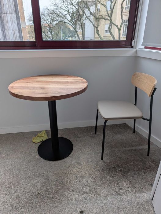 Mesa Refeição Madeira Ø 70 cm